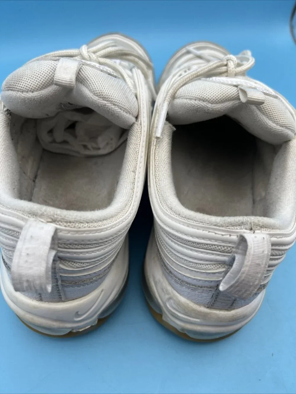 Men’s Nike Sneakers Air Max 97 ‘White / Gum’ Size 9 EUC DJ2740–100